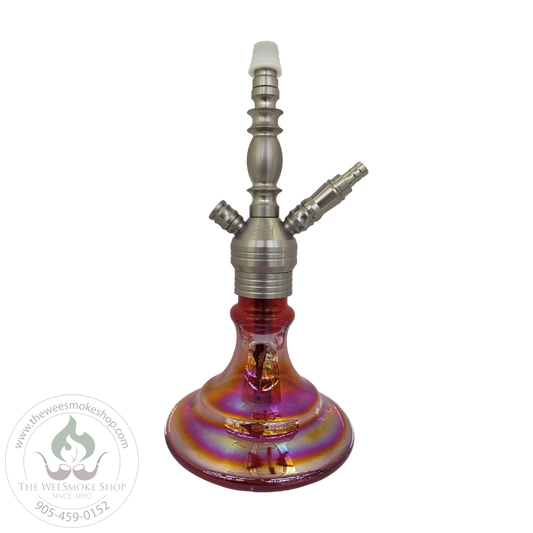 Zanobia 16" Oil Spill Hookah Red - Hookahs - Wee Shisha N Vape