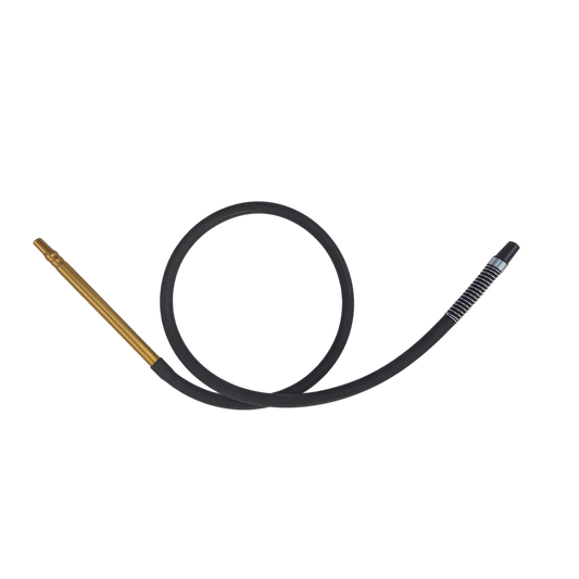 Gold-Silicone Hookah Hose-The Wee Smoke Shop