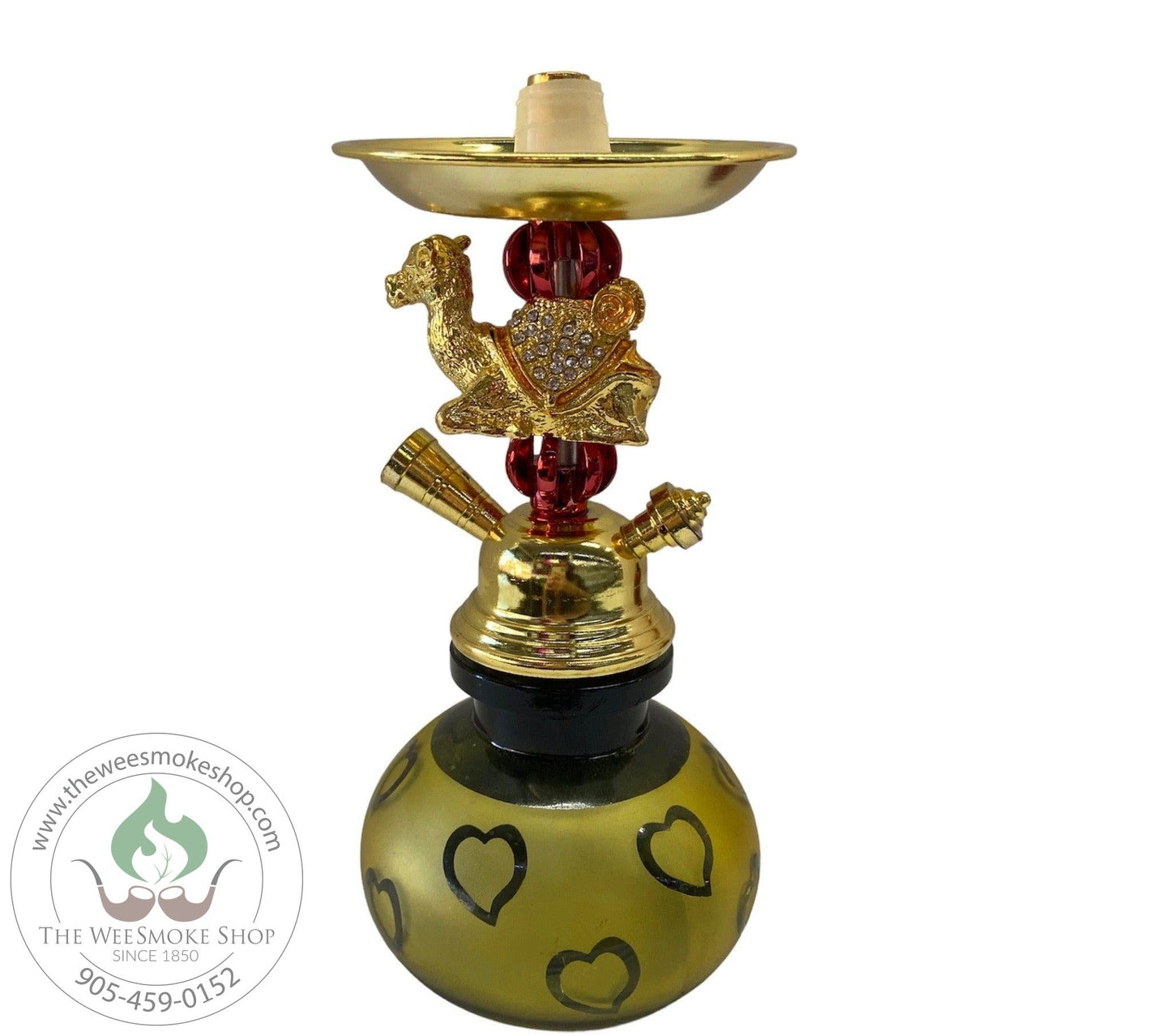 Colored Camel (8") 1 Hose Hookah yellow - hookah - wee shisha n vape 