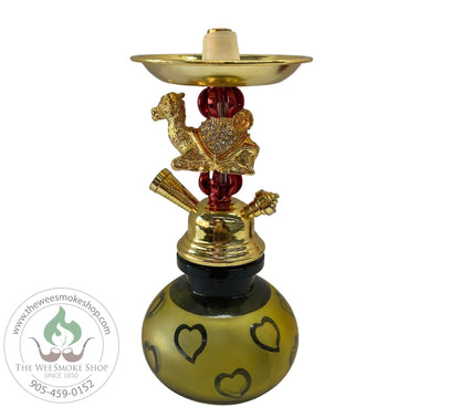 Colored Camel (8") 1 Hose Hookah yellow - hookah - wee shisha n vape 