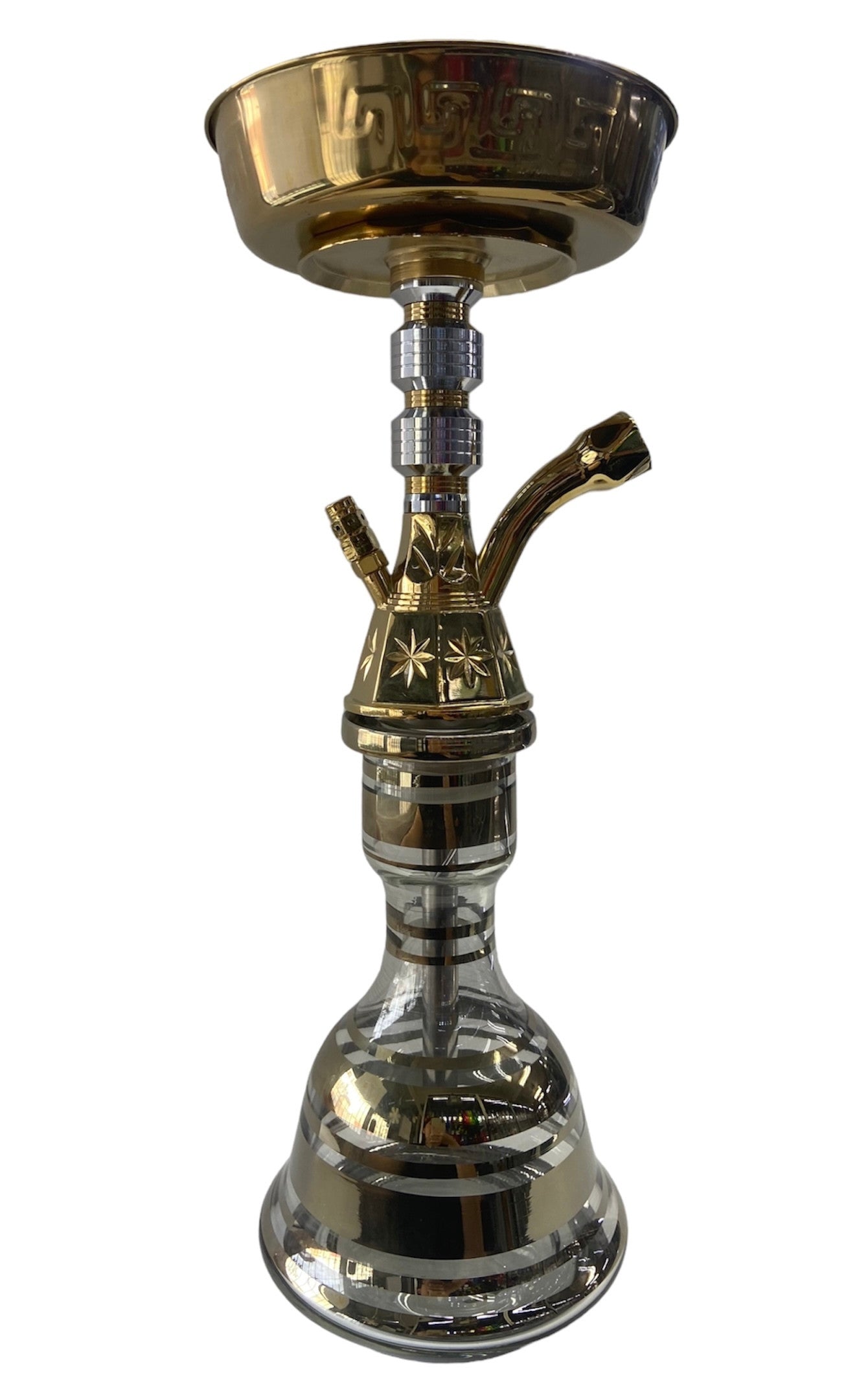 Zanobia (16") Gold 1 Hose Hookah - Hookah - Wee Shisha N Vape