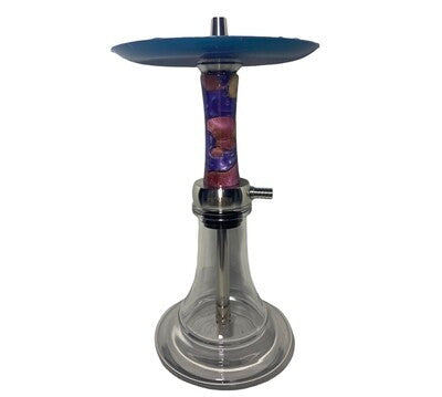 Purple Contraband (18") Hitman 1 Hose Hookah - Hookah - Wee Shisha N Vape