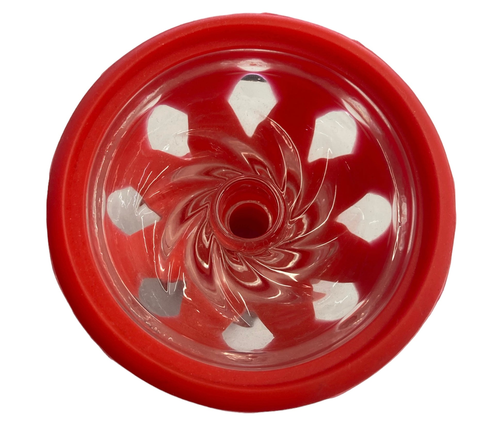 Red Hookah Silicone Bowl (Glass) - Hookah Accessories - Wee Shisha N Vape