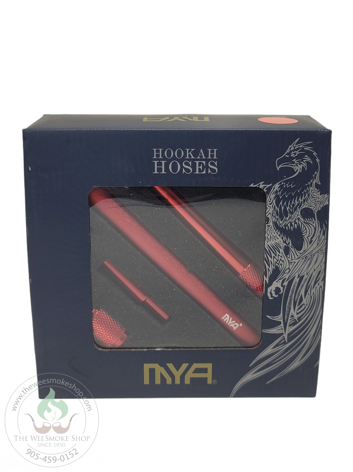 Red Mya Silicone Hookah Hose-in-the-box - Hookah Accessories - Wee Shisha N Vape