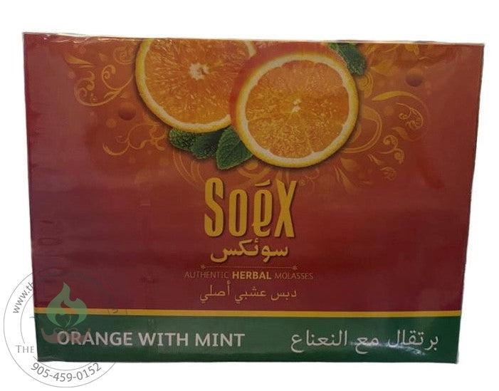 Orange with Mint Soex Herbal Molasses (250g)-Hookah accessories-The Wee Smoke Shop
