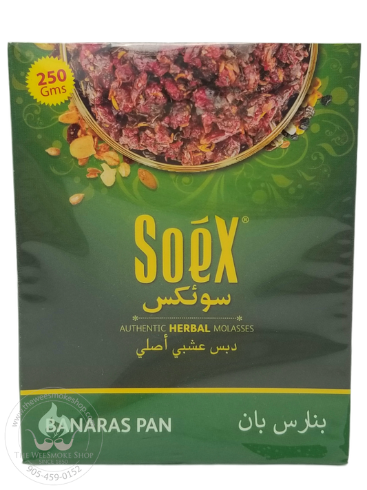 Bananaras Pan Soex Herbal Molasses (250g)-Hookah accessories-The Wee Smoke Shop
