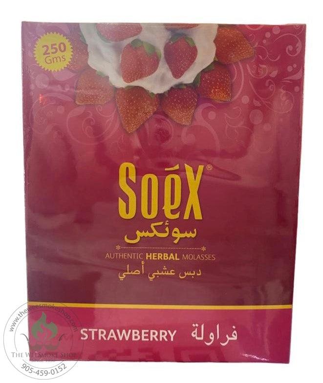 Strawberry Soex Herbal Molasses (250g)-Hookah accessories-The Wee Smoke Shop